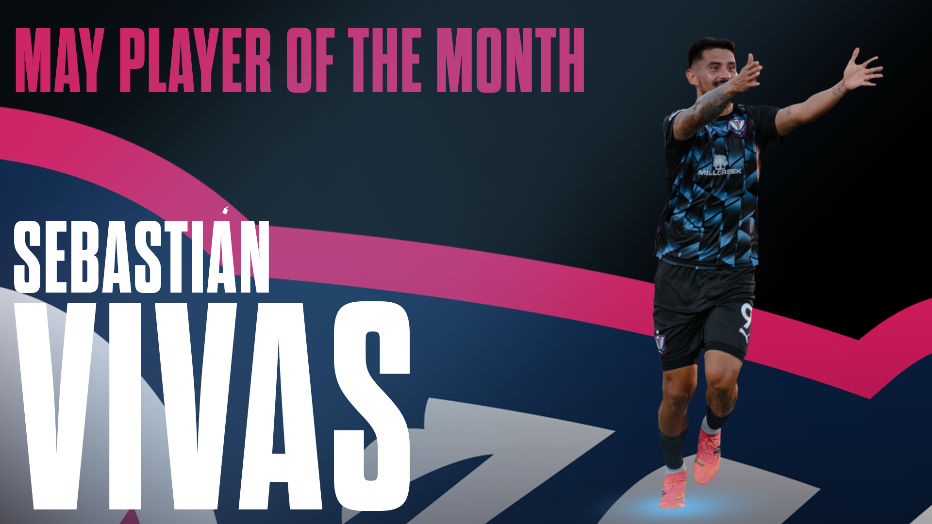 Sebastián Vivas Named Tormenta FC May Player of the Month featured image
